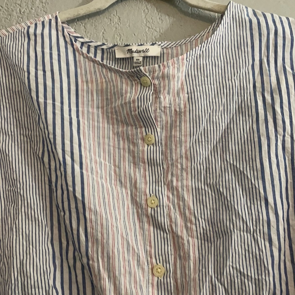 Madewell Striped Drawstring Top - image 3